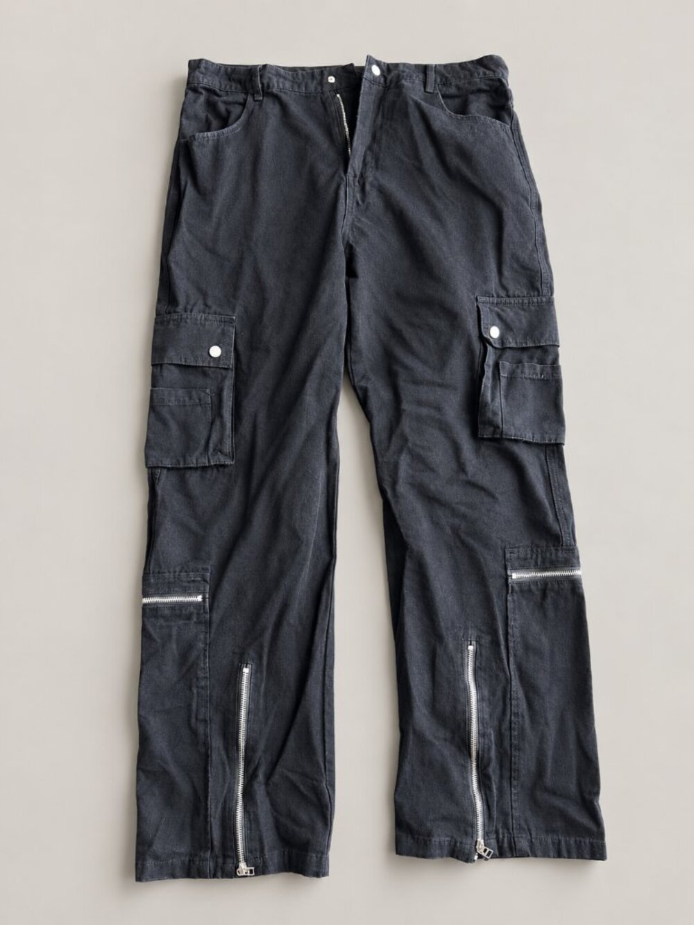 Black NEVSTUDIO cargo pants Size large